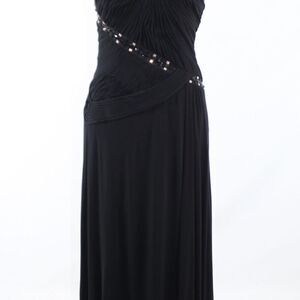 BCBGMaxAzria | Dresses | Bcbg Maxazria Andi Black Lace Trim Evening Dress |  Poshmark